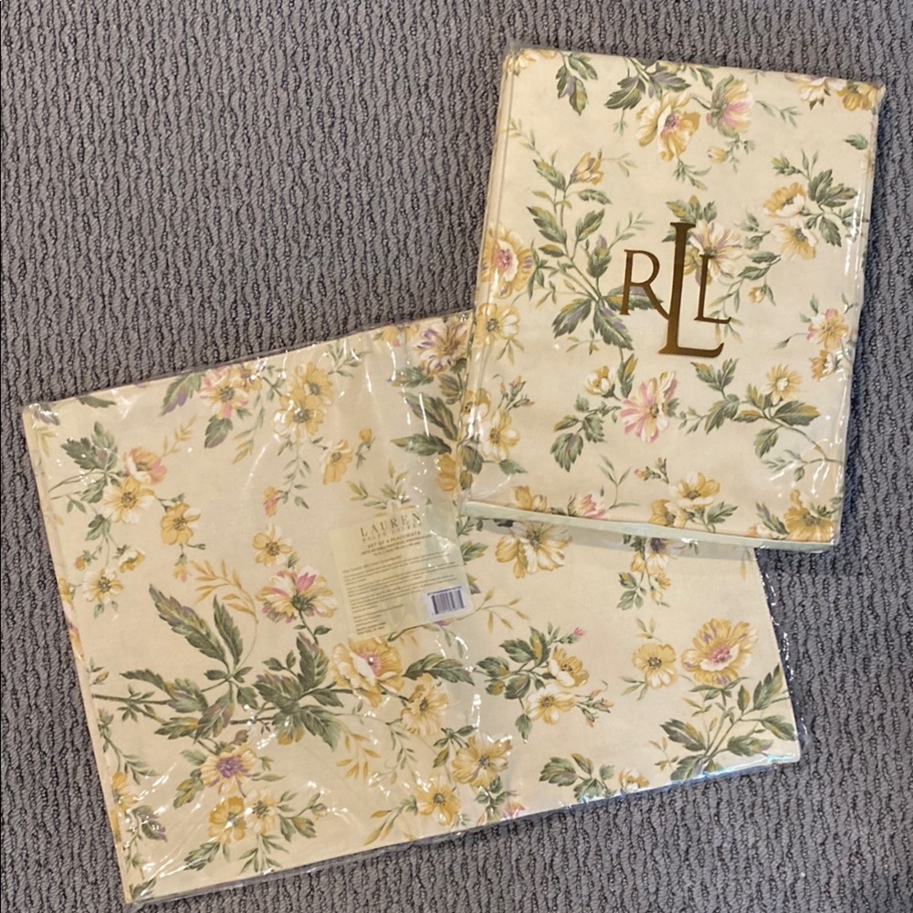 Ralph Lauren Floral Linen Set